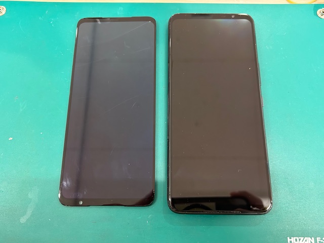 ROG Phone（アールオージーフォン）の液晶画面交換を行いました！｜スマホ修理工房高岡赤祖父店